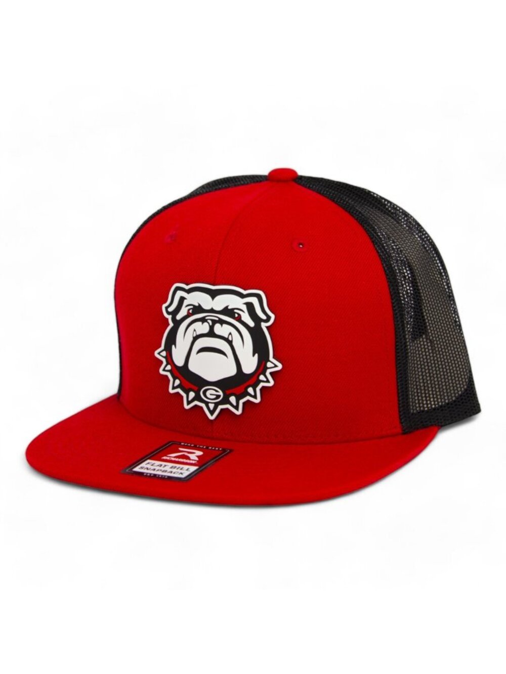 Georgia Bulldogs UGA 3D Wool Blend Flat Bill Hat- Red/ Black